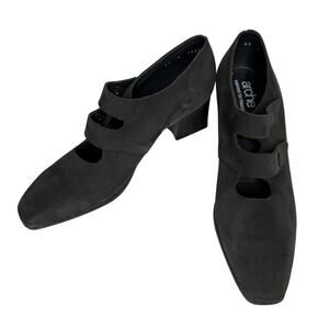 Arche Nubuck Mary Jane Comfort Heels | Made in France Size 41